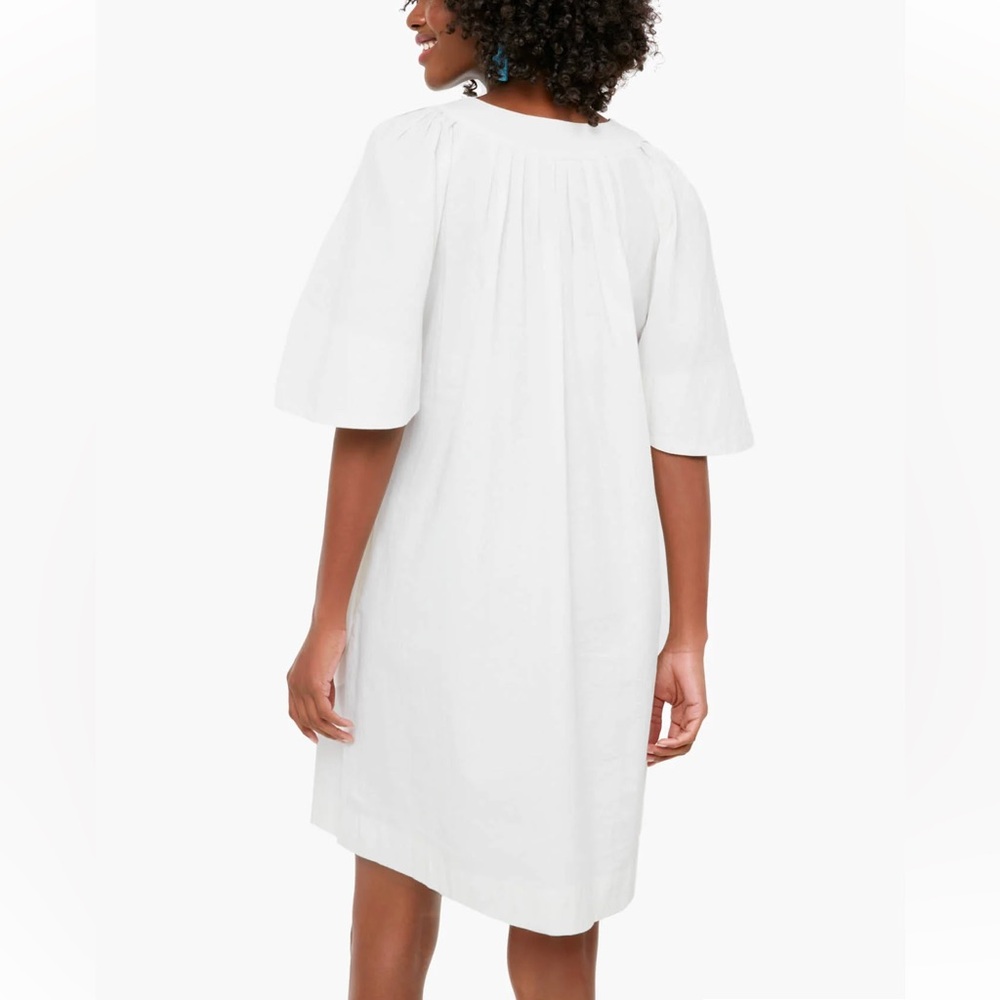 POMANDER PLACE White Finley Flutter Sleeve Dress - Picture 4 of 9